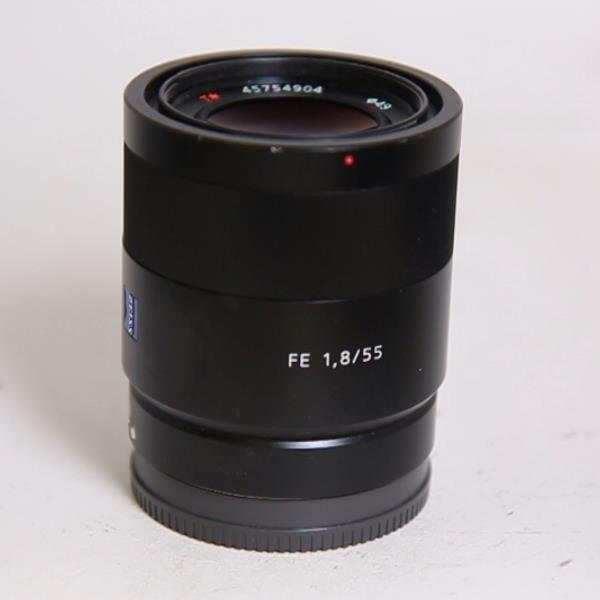 Used Sony FE 55mm f/1.8 ZA Zeiss Sonnar T* Lens