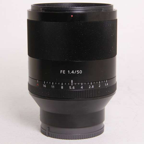 Used Sony FE 50mm f/1.4 ZA Zeiss Planar T* Lens