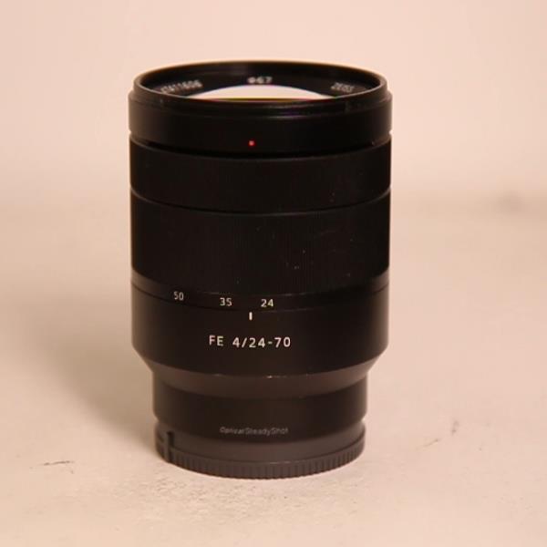 Used Sony FE 24-70mm f/4 Zeiss Vario-Tessar T* ZA OSS Lens