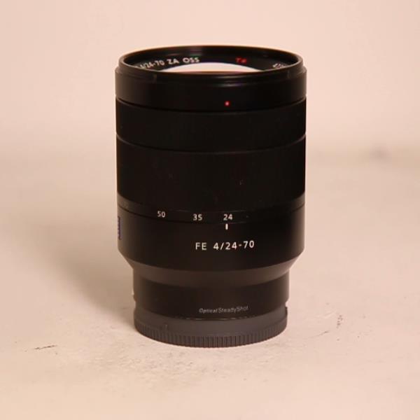 Used Sony FE 24-70mm f/4 Zeiss Vario-Tessar T* ZA OSS Lens