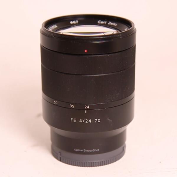 Used Sony FE 24-70mm f/4 Zeiss Vario-Tessar T* ZA OSS Lens