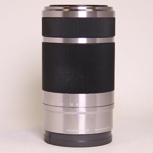 Used Sony E 55-210mm f/4.5-6.3 OSS Zoom Lens Silver