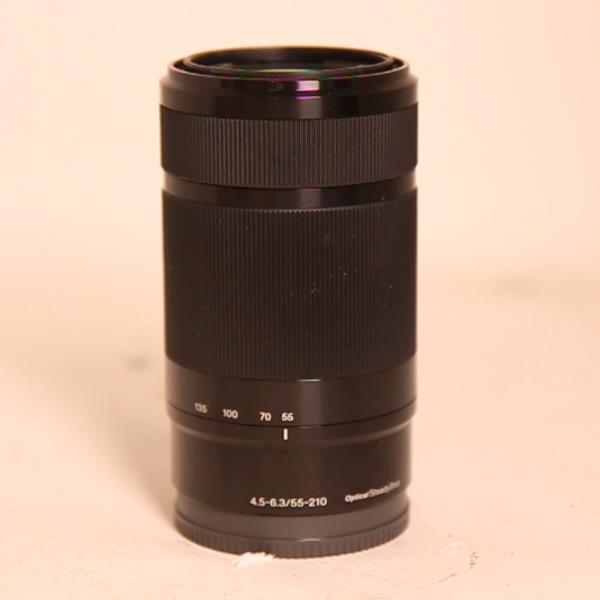 Used Sony E 55-210mm f/4.5-6.3 OSS Zoom Lens Black