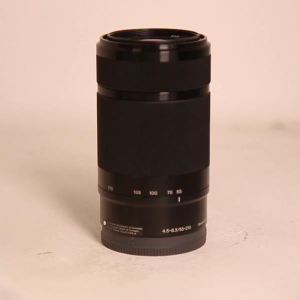 Used Sony E 55-210mm f/4.5-6.3 OSS Zoom Lens Black