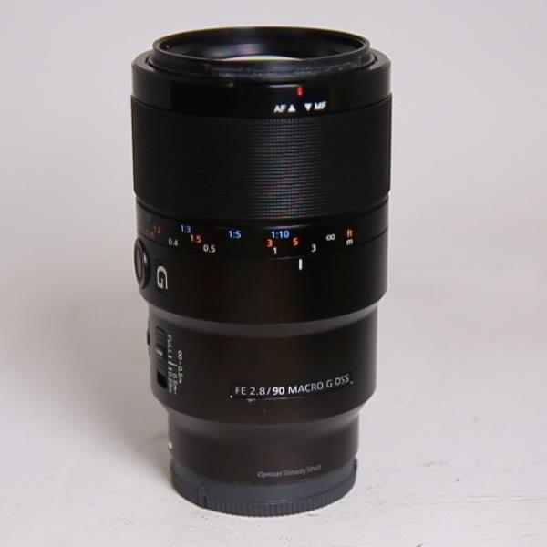 Used Sony FE 90mm f/2.8 Macro G OSS Lens