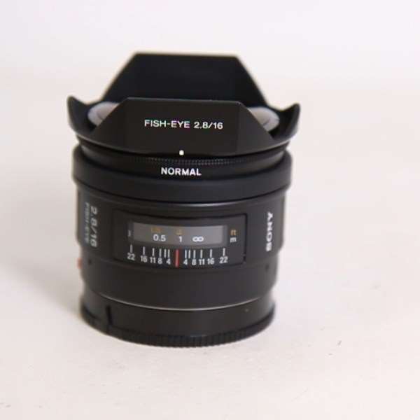Used Sony 16mm f/2.8 Fisheye Lens