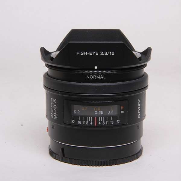 Used Sony 16mm f/2.8 Fish-Eye - Sony A