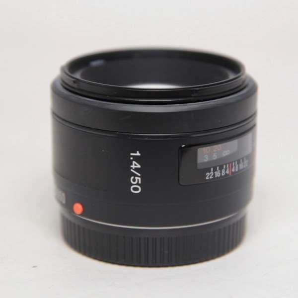 Used Sony A-Mount 50mm f/1.4 lens