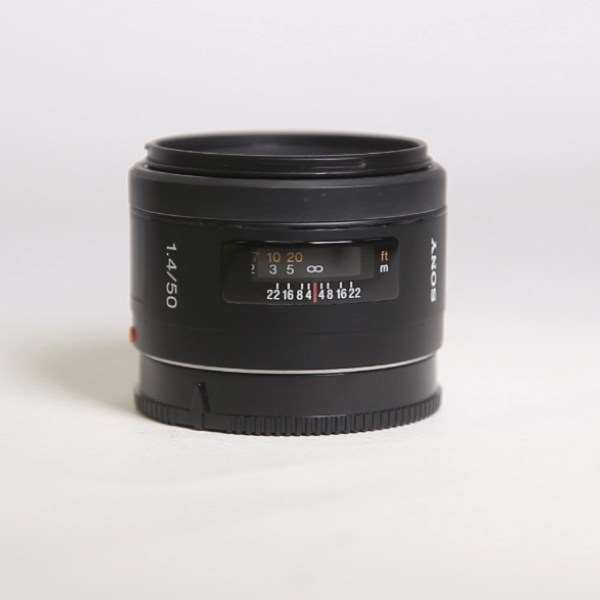 Used Sony A-Mount 50mm f/1.4 lens