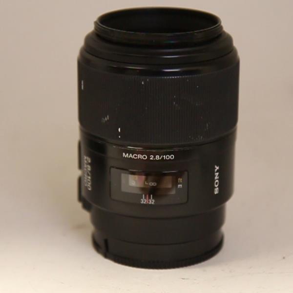 Used Sony 100mm f/2.8 Macro Lens