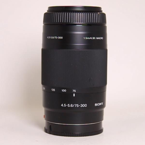 Used Sony Alpha 75-300mm f4.5-5.6 Zoom Lens