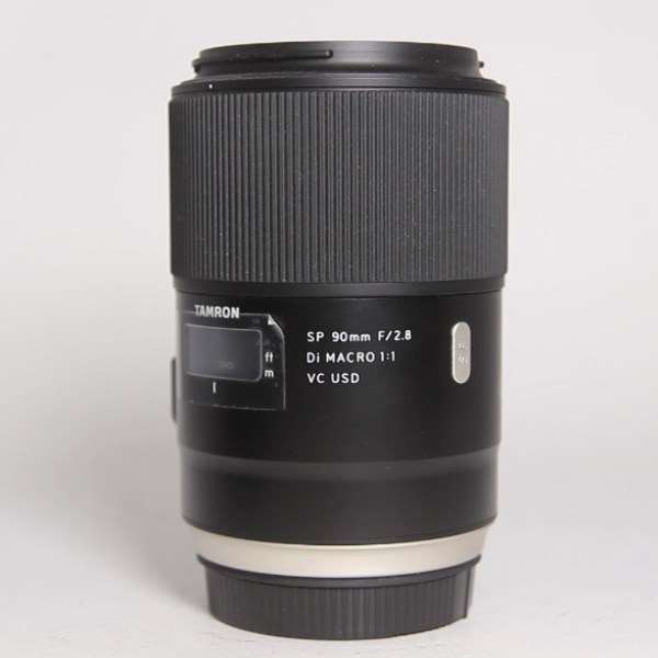 Used Tamron SP 90mm f/2.8 Di Macro 1:1 VC USD Lens Canon EF