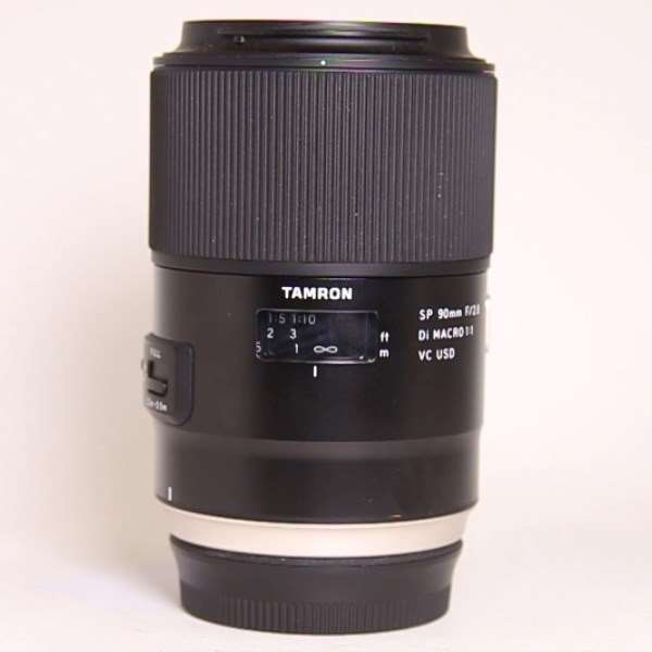 Used Tamron SP 90mm f/2.8 Di Macro 1:1 VC USD Lens Canon EF