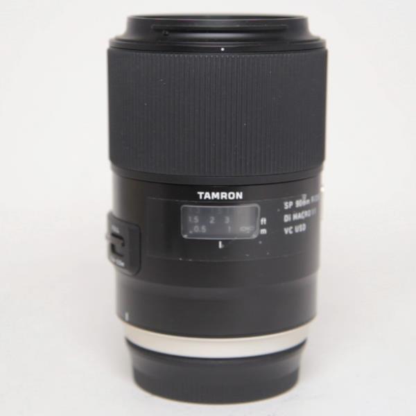 Used Tamron SP 90mm f/2.8 Di Macro 1:1 VC USD Lens Canon EF