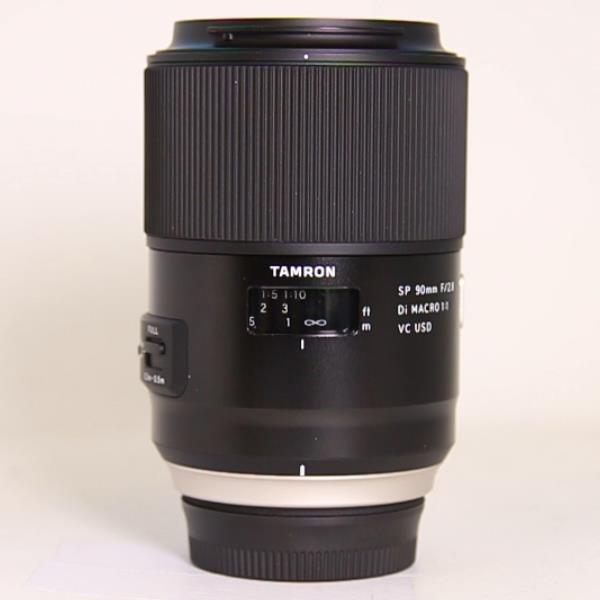 Used Tamron SP 90mm f/2.8 Di Macro 1:1 VC USD Lens Nikon F