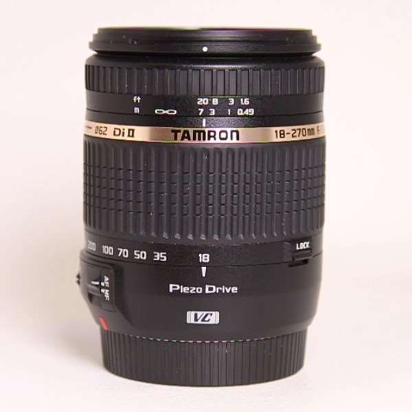 Used Tamron AF 18-270mm f/3.6-6.3 Di II VC PZD Lens - Canon Fit