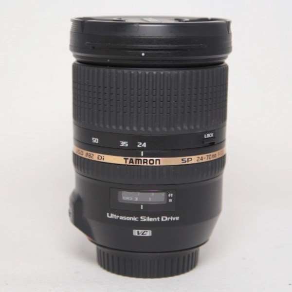 Used Tamron SP 24-70mm f/2.8 Di VC USD Lens - Canon Fit