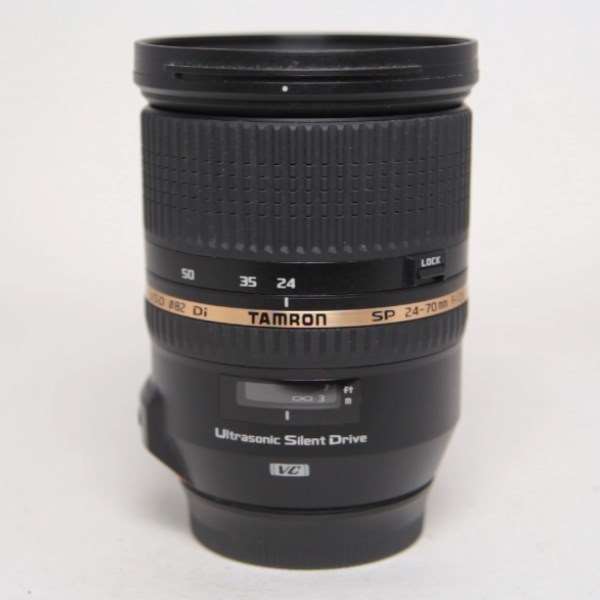 Used Tamron SP 24-70mm f/2.8 Di VC USD Lens - Canon Fit