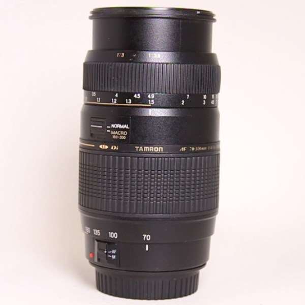 Used Tamron AF 70-300mm f/4-5.6 Di LD Macro 1:2 Lens Canon EF