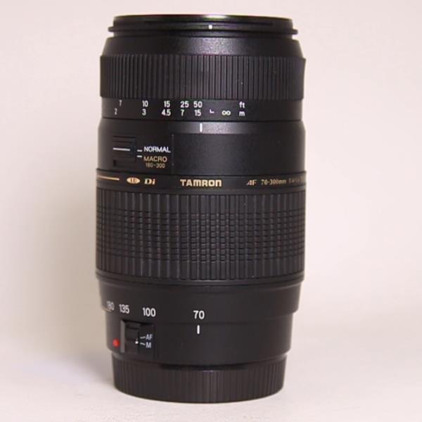 Used Tamron AF 70-300mm f/4-5.6 Di LD Macro 1:2 Lens Canon EF