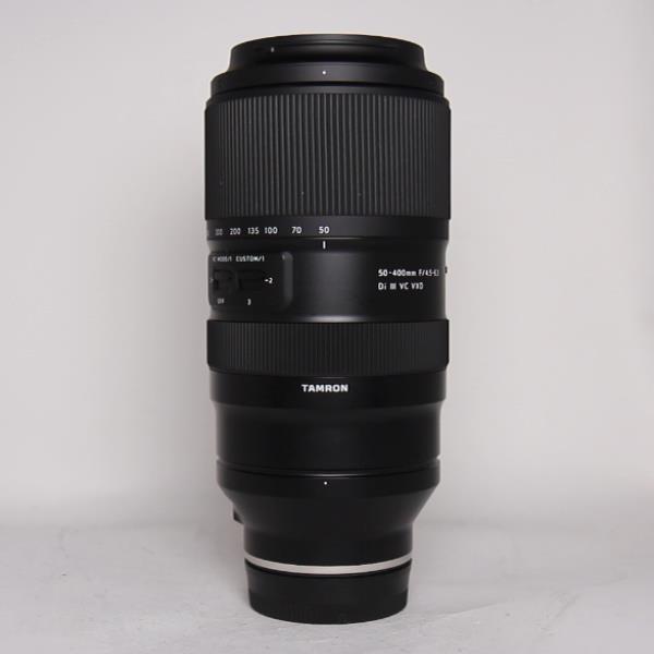 Used Tamron 50-400mm f/4.5-6.3 Di III VC VXD Lens for Sony E