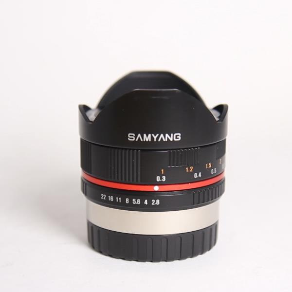 Used Samyang 8mm f/2.8 UMC Fisheye - Fujifilm X-Mount - Black