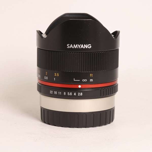 Used Samyang 8mm f/2.8 Fisheye II Lens Fujifilm X