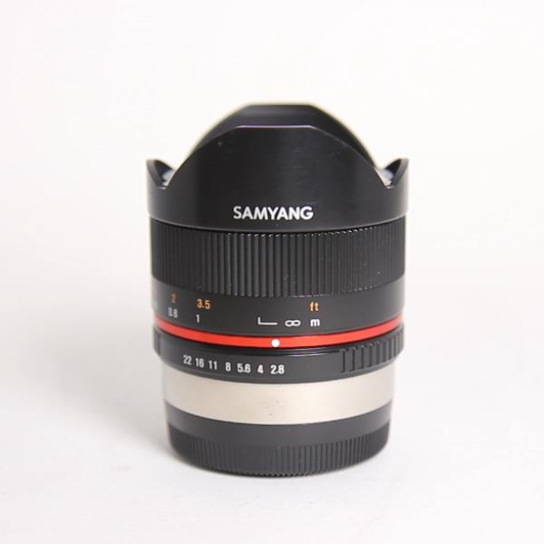 Used Samyang 8mm f/2.8 Fisheye II Lens Fujifilm X
