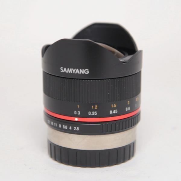 Used Samyang 8mm f/2.8 Fisheye II Lens Fujifilm X