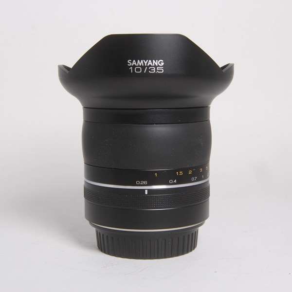 Used Samyang XP 10mm f/3.5 Ultra Wide Lens Canon EF