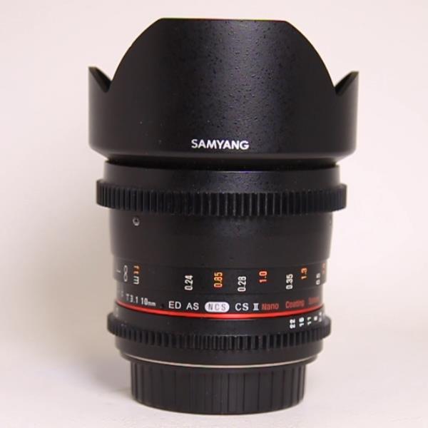 Used Samyang 10mm T3.1 VDSLR II - Canon