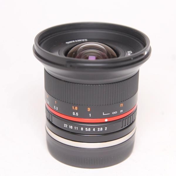 Used Samyang 12mm f/2 NCS CS Ultra Wide Lens Sony E Black