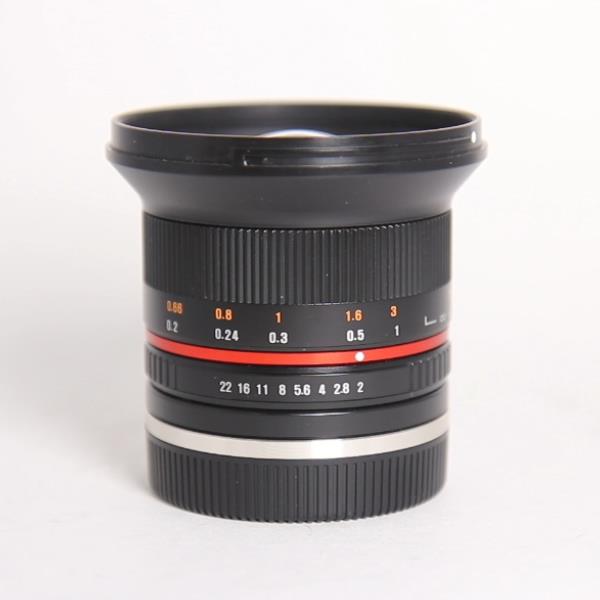 Used Samyang 12mm f/2 NCS CS Ultra Wide Lens Sony E Black