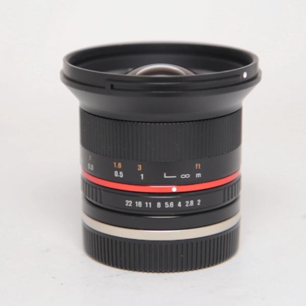 Used Samyang 12mm f/2 NCS CS Ultra Wide Lens Sony E Black