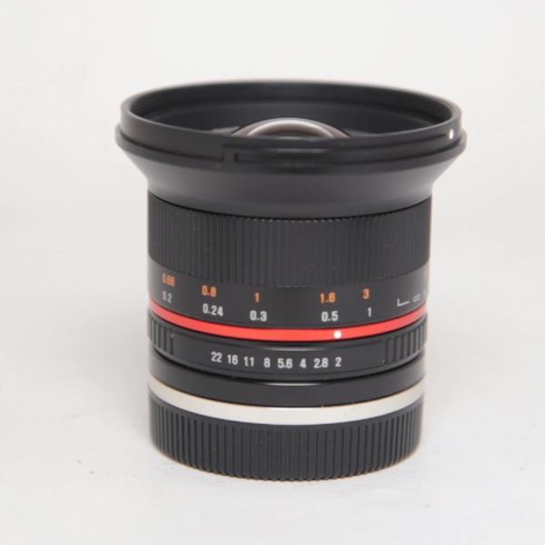 Used Samyang 12mm f/2 NCS CS Ultra Wide Lens Sony E Black