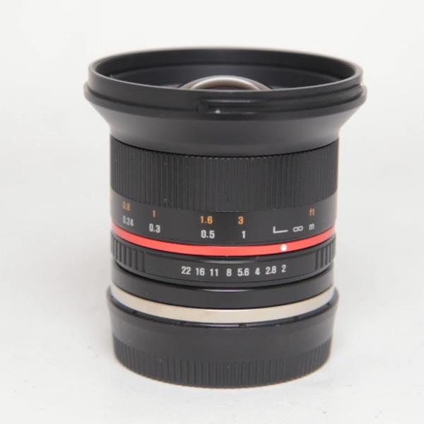 Used Samyang 12mm f/2 NCS CS Ultra Wide Lens Sony E Black