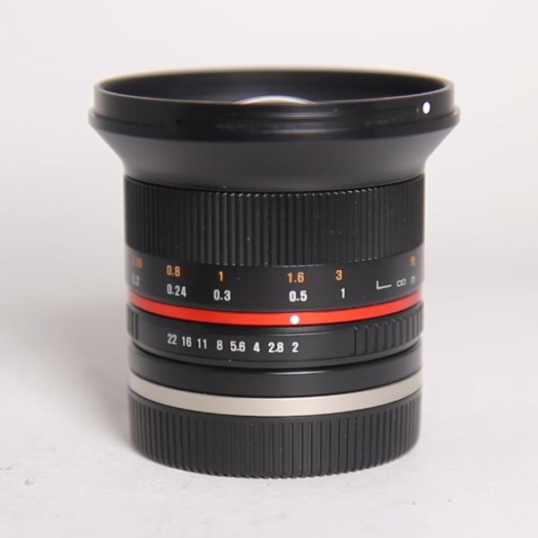 Used Samyang 12mm f/2 NCS CS Ultra Wide Lens Sony E Black
