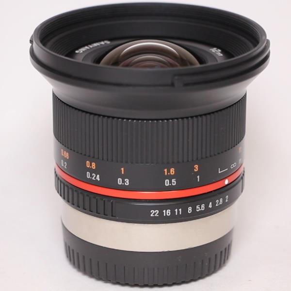 Used Samyang 12mm f/2 NCS CS Ultra Wide Lens Fujifilm X Black