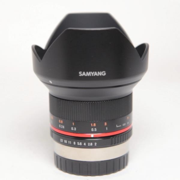 Used Samyang 12mm f/2 NCS CS Ultra Wide Lens Fujifilm X Black