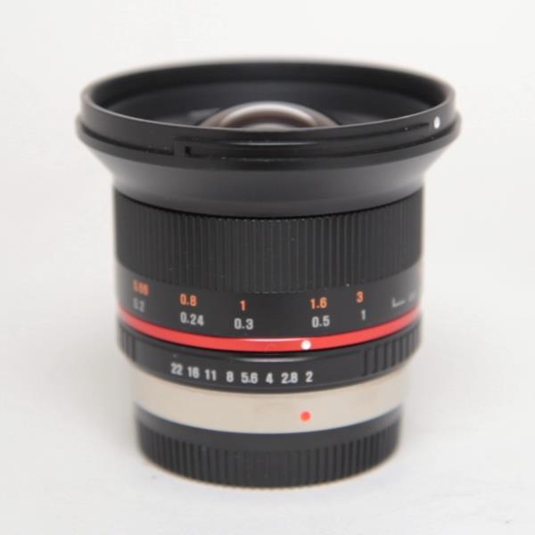 Used Samyang 12mm f/2 NCS CS Ultra Wide Lens Micro Four Thirds Black