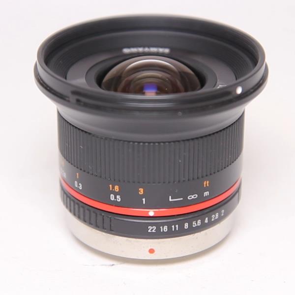 Used Samyang 12mm f/2 NCS CS Ultra Wide Lens Micro Four Thirds Black