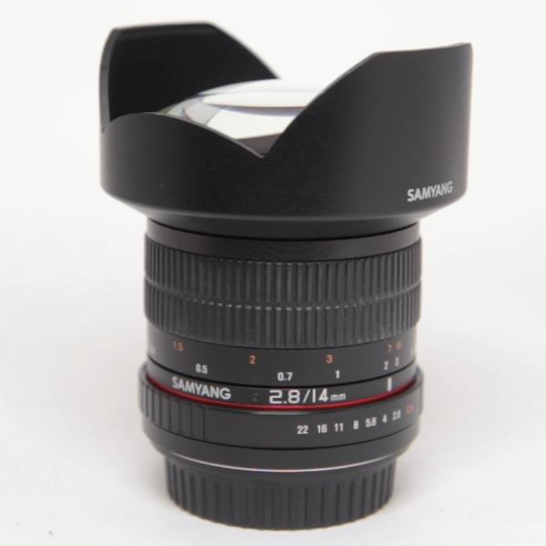 Used Samyang 14mm f/2.8 ED AS IF UMC Ultra Wide Angle Lens Canon EF