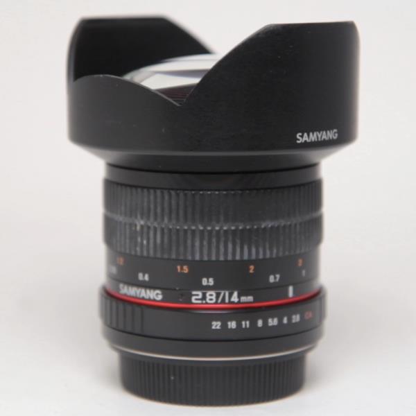 Used Samyang 14mm f/2.8 ED AS IF UMC Ultra Wide Angle Lens Canon EF