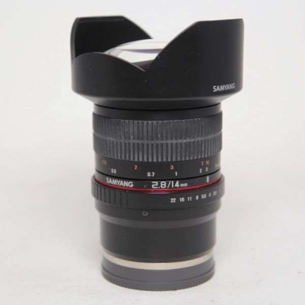 Used Samyang 14mm f/2.8 ED AS IF UMC Ultra Wide Angle Lens Sony E