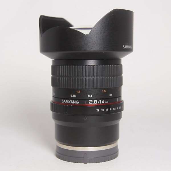 Used Samyang 14mm f/2.8 ED AS IF UMC Ultra Wide Angle Lens Sony E