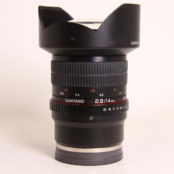 Used Samyang 14mm f/2.8 ED AS IF UMC Ultra Wide Angle Lens Sony E