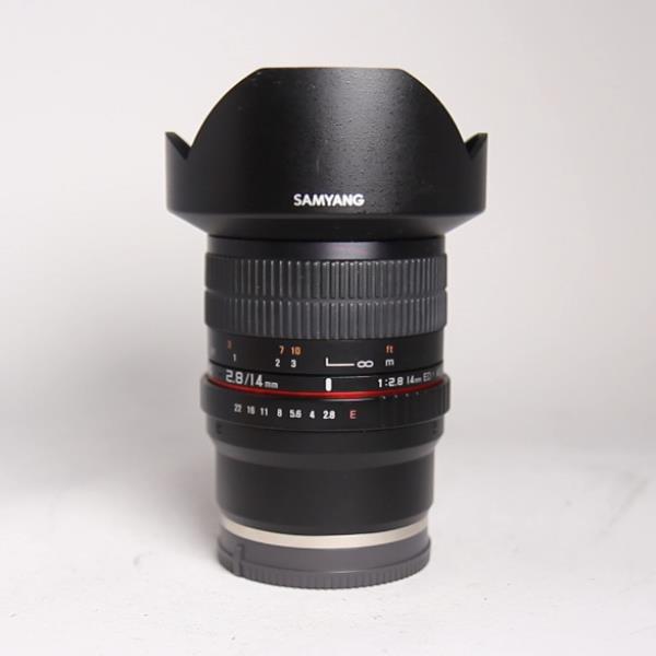 Used Samyang 14mm f/2.8 ED AS IF UMC Ultra Wide Angle Lens Sony E