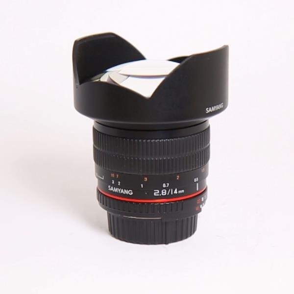Used Samyang 14mm f/2.8 ED AS IF UMC Ultra Wide Angle Lens Nikon F