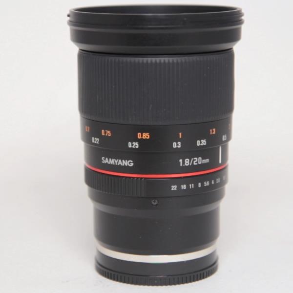 Used Samyang 20mm f/1.8 ED AS UMC Sony E-Mount FE Lens
