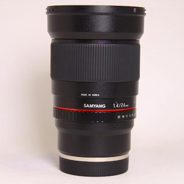 Used Samyang 24mm f/1.4 ED AS IF UMC Wide Angle Lens Sony E